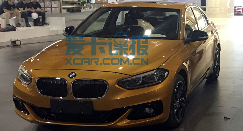 China Only BMW 1-Series Sedan Photographed Out In The Open