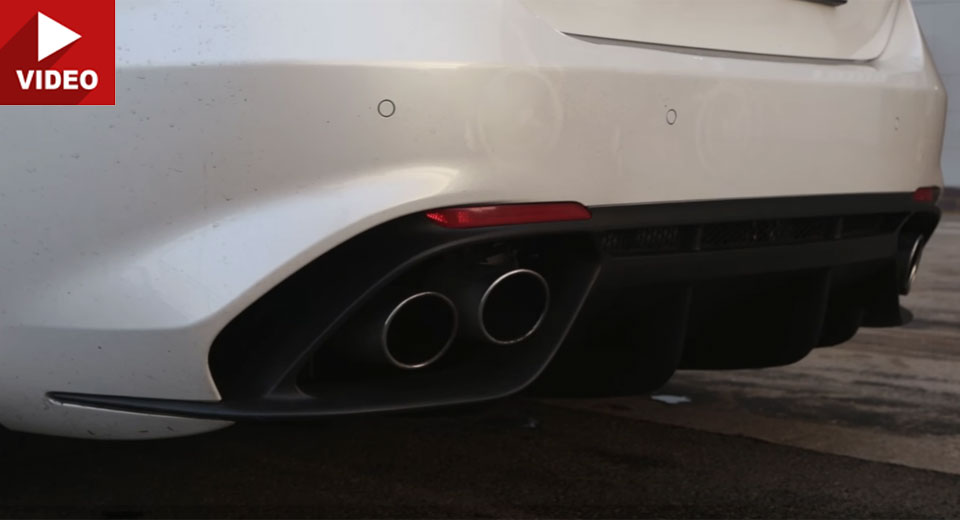 Alfa Romeo Giulia Quadrifoglio Sings Its Twin-Turbo Tune At Silverstone