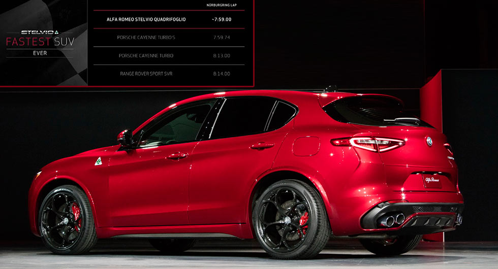 Alfa Romeo Stelvio QV Promises To Be Faster Than A Cayenne Turbo S Around The ‘Ring