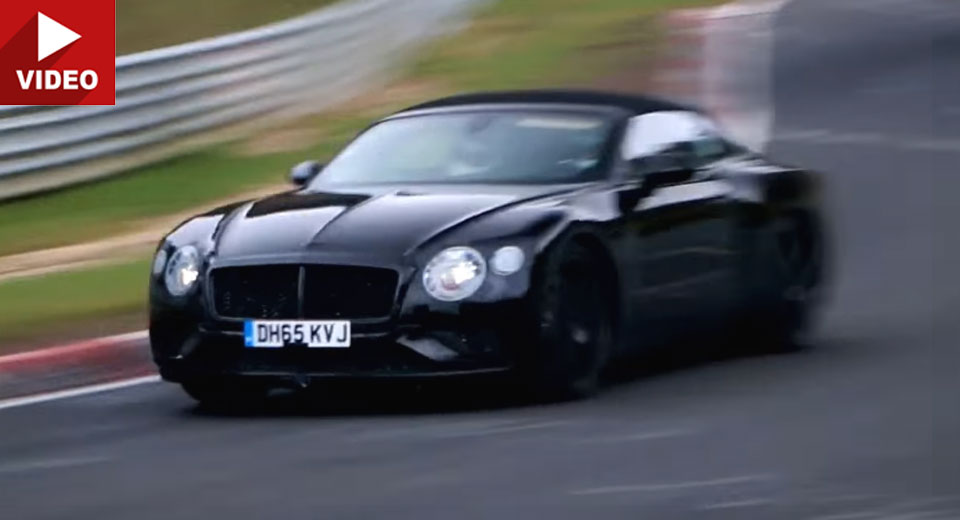  Next-Gen Bentley Continental Prototypes Shake Down At The ‘Ring