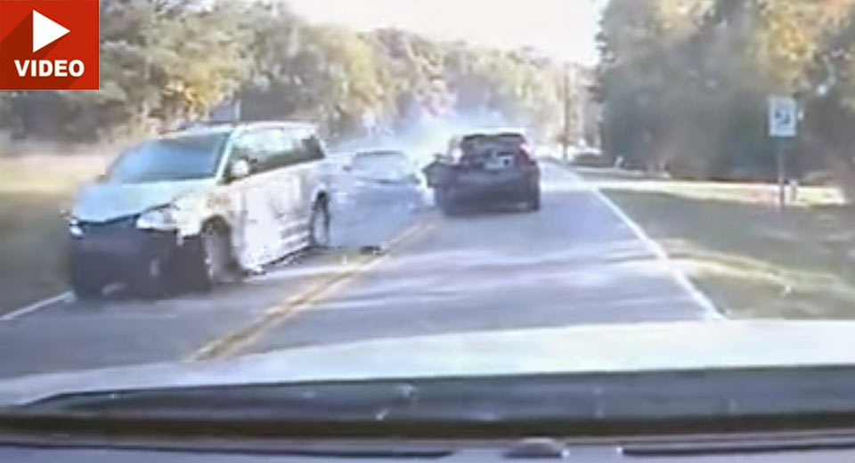  Illegal Overtaking Maneuver In North Carolina Results In Four-Car Pileup