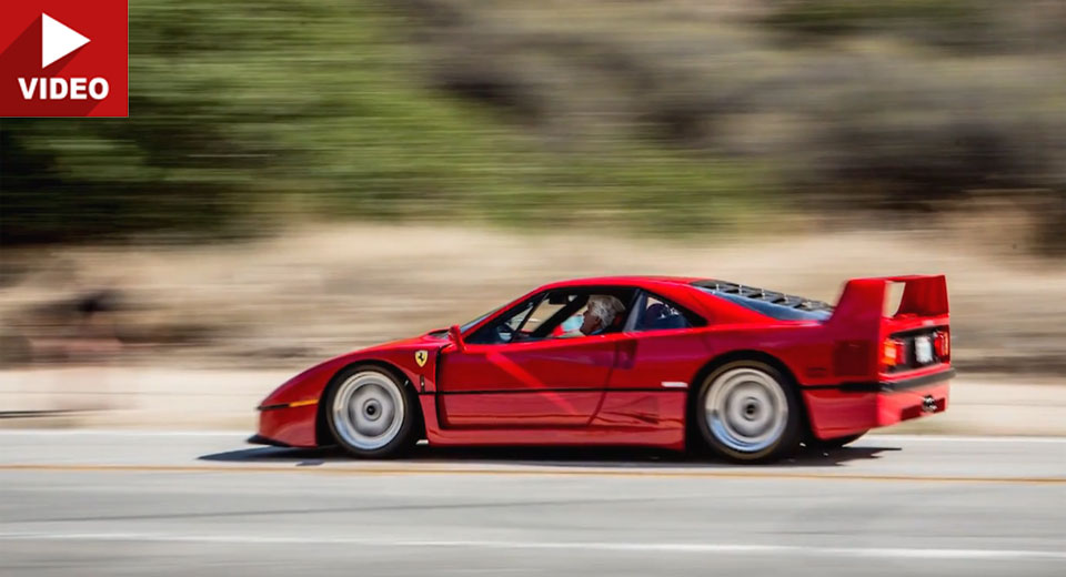Jay Leno Drives The Iconic Ferrari F40 With David Lee