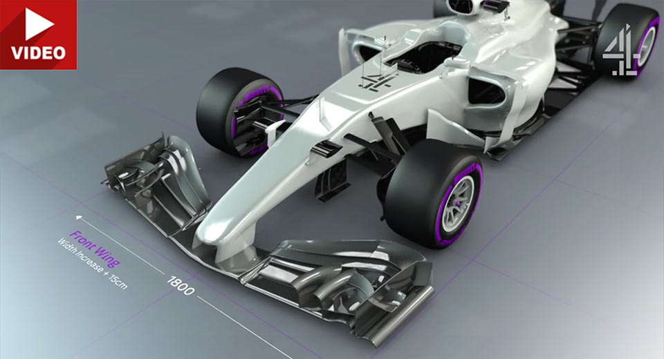  This Is What 2017-Spec F1 Cars Will Be Like
