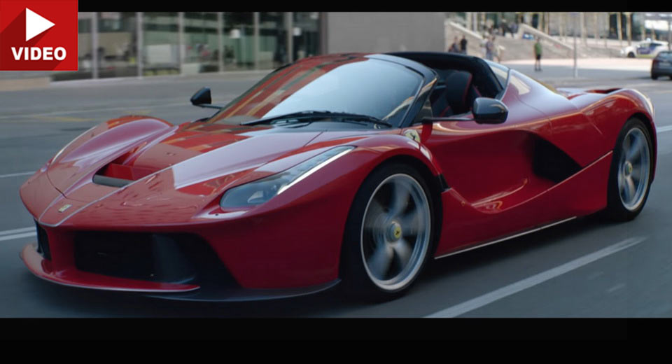 Sebastian Vettel Demonstrates How Gorgeous The New LaFerrari Aperta Is