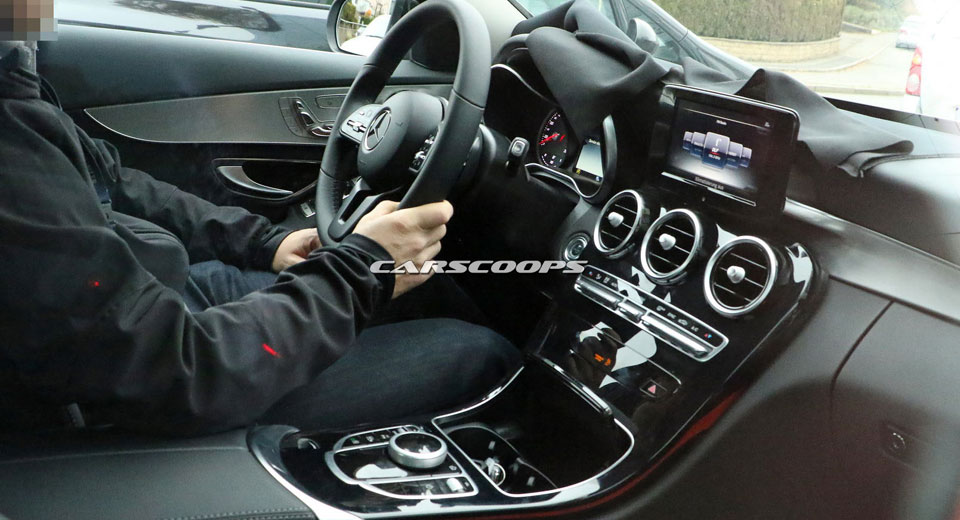  Facelifted Mercedes C-Class Sedan And Estate Reveal Refreshed Interior