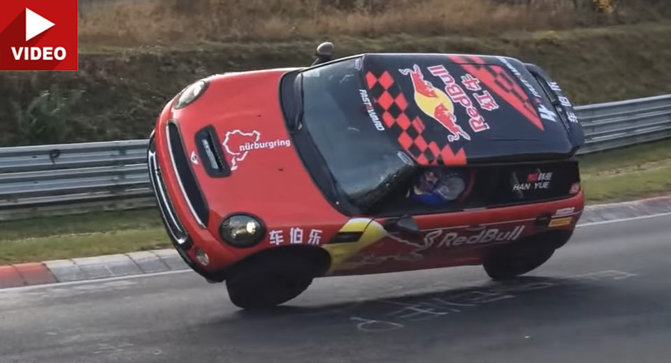 This Mini Lapped The Nurburgring On Two Wheels