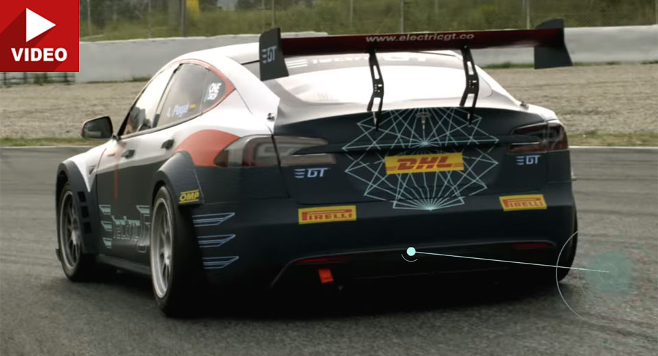  Tesla Model S Hits The Track Ahead Of Electric GT Championship