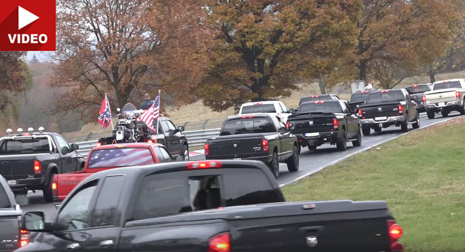 Over 1,000 RAM Pickups In Europe Hit The Nurburgring To Break Guinness World Record