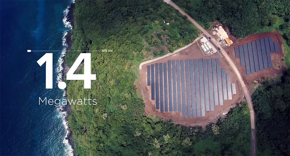 An Entire Remote Island Is Powered By Tesla & Solarcity