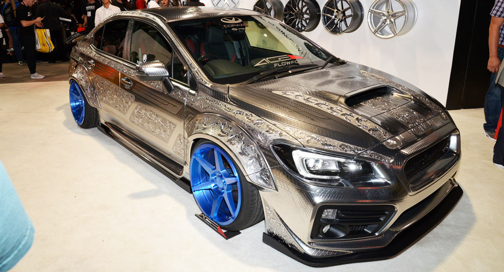 Engraved WRX STI Is (Probably) The Oddest Subaru You’ll See At SEMA