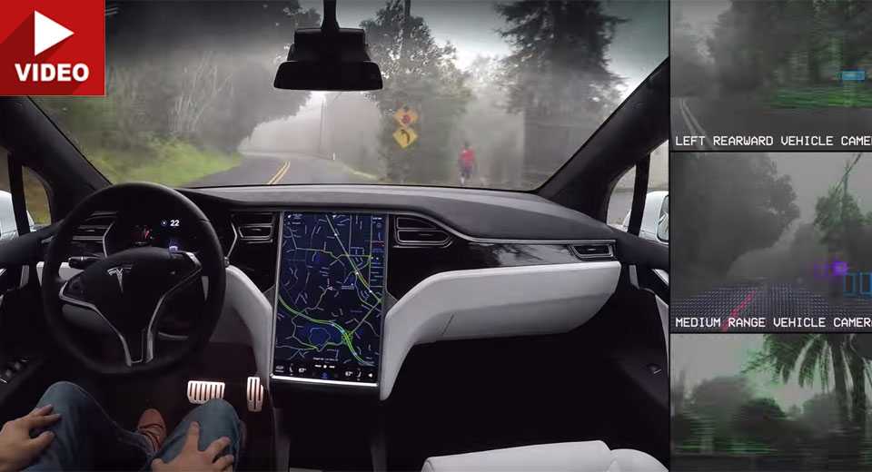  Tesla’s Updated Autopilot Easily Handles Twisty Roads And Fog