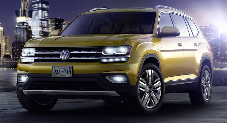  VW Atlas SUV Heading To Russia Next Year With Small 2-liter Diesel