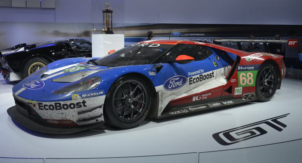  All-New Ford GT Race Car Makes Pit Stop In LA
