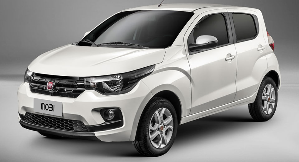  Fiat Reveals Mobi Drive In Brazil With Updated 3-Cylinder