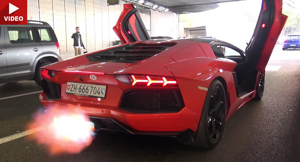  Lamborghini Aventador With Insane Aftermarket Exhaust Sounds Off In Monaco