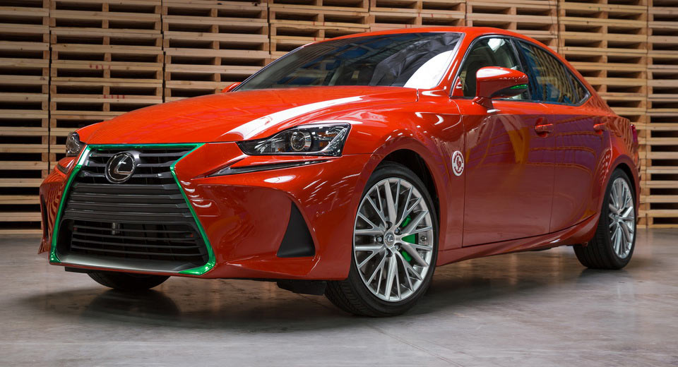  Lexus Spices Up LA Auto Show With Sriracha IS Concept [w/Video]
