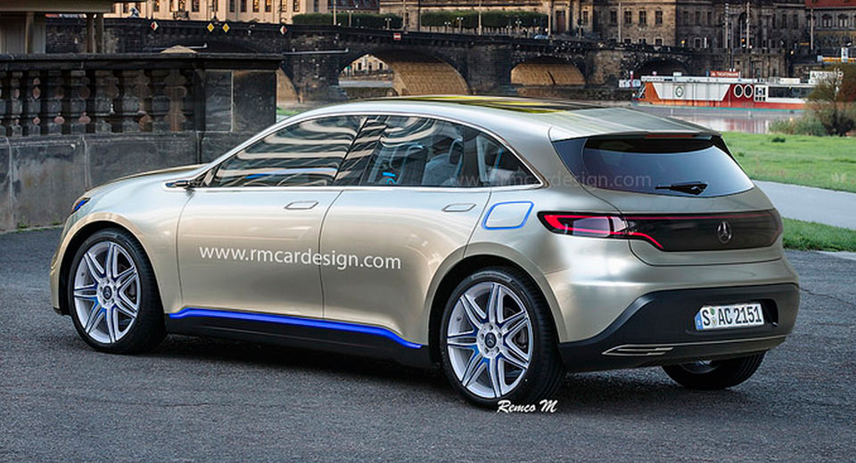  Mercedes-Benz EQ Concept Gets Drawn Up As A Compact Hatch