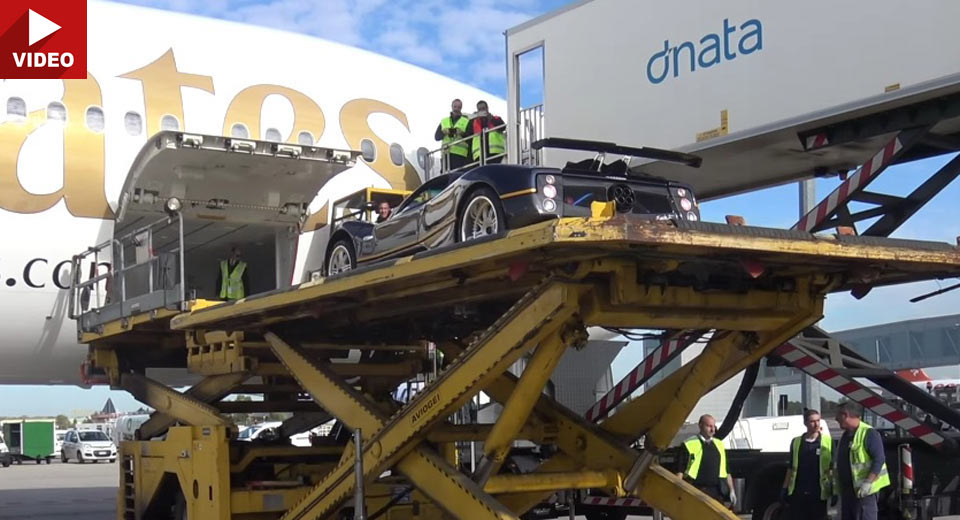 A Pagani Zonda F Catches A Flight From The Middle East To Its Birthplace
