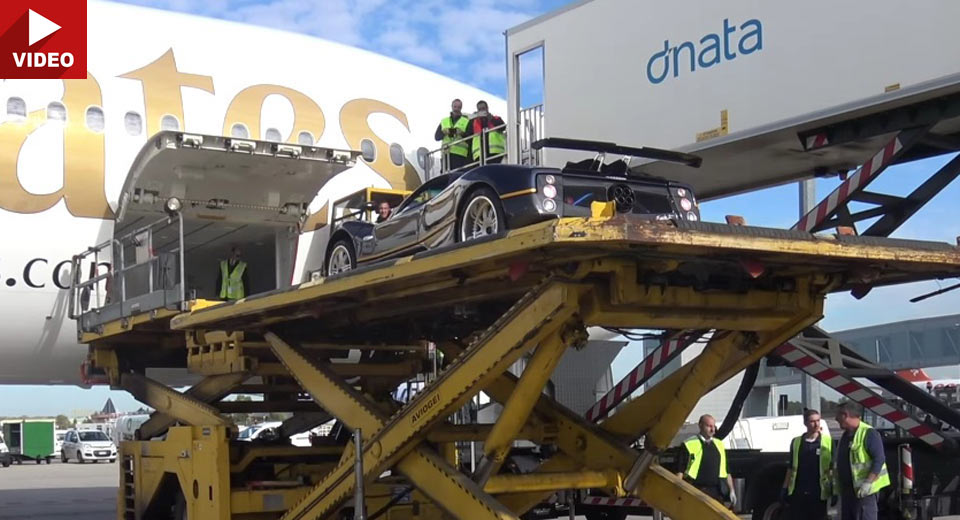 A Pagani Zonda F Catches A Flight From The Middle East To Its Birthplace