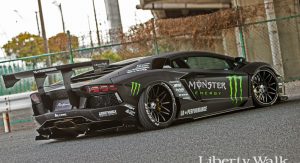 Liberty Walk Gives The Lamborghini Aventador Another Shot – Or Two ...