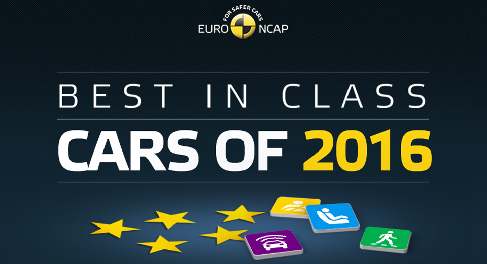 Euro NCAP’s 2016 ‘Best In Class’ Cars Announced