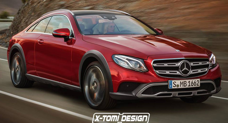 New Mercedes E-Class Coupe Looks Funny In All-Terrain And Ute Guise