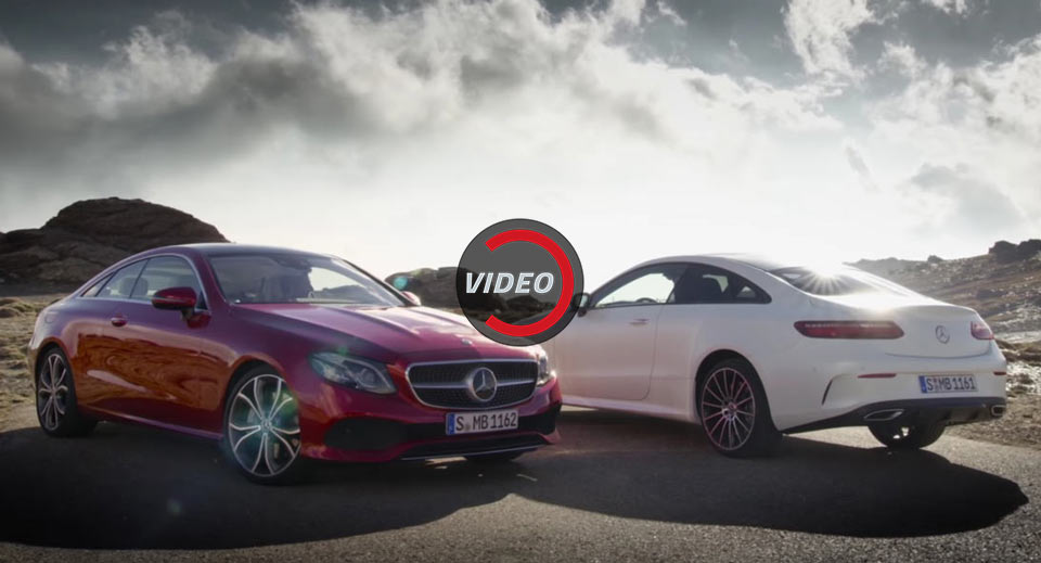 New Mercedes-Benz E-Class Coupe Hits The Road In First Official Trailer