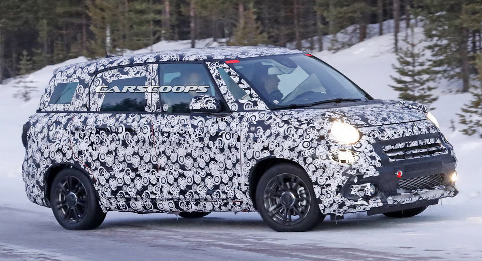 Facelifted Fiat 500L Spotted Testing In Sweden