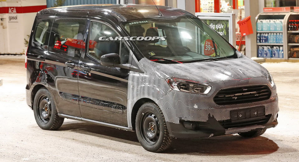  Scoop: Ford Out Testing Updated Tourneo Courier