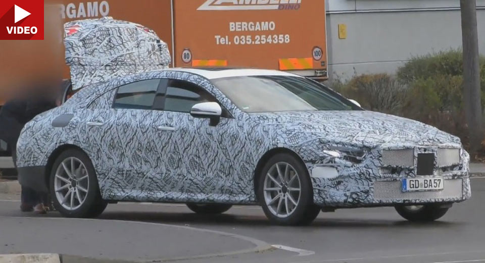  2018 Mercedes-Benz CLS Prototype Caught Yet Again On Video