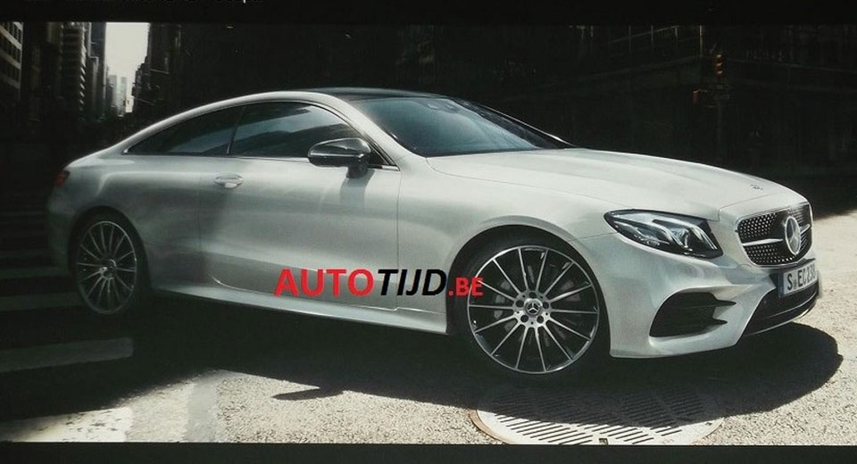 Mercedes-Benz E-Class Coupe Leaks Via Online Brochure