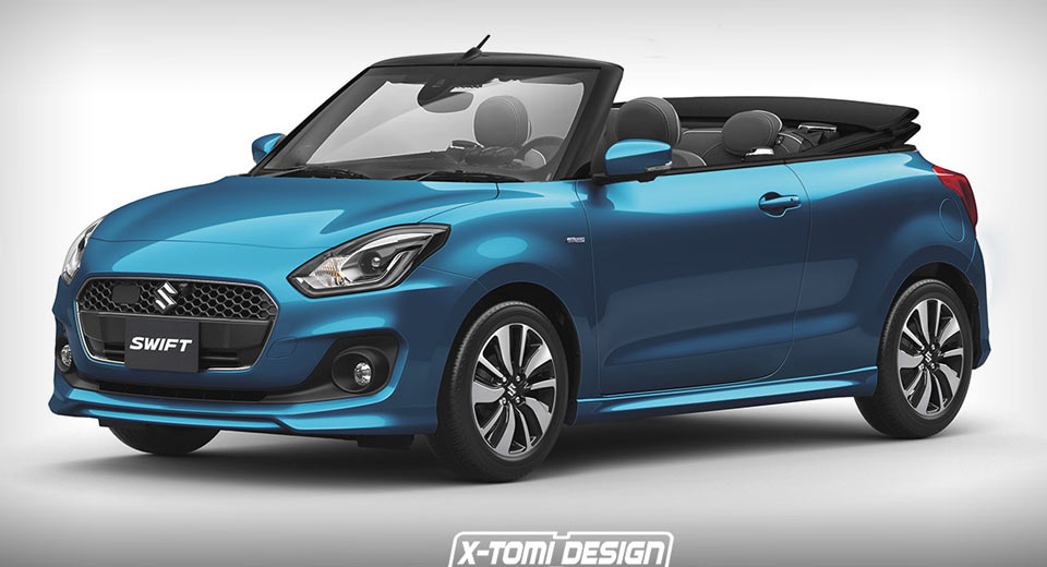  A Suzuki Swift Cabrio Ain’t Gonna Happen, But If It Did, It’d Look Something Like This
