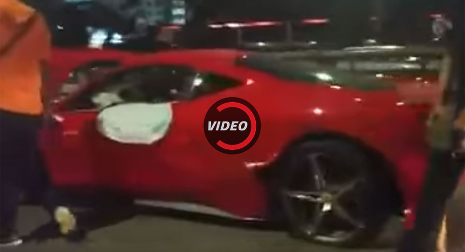 Ferrari 458 Italia Crashes While Racing In Malaysia