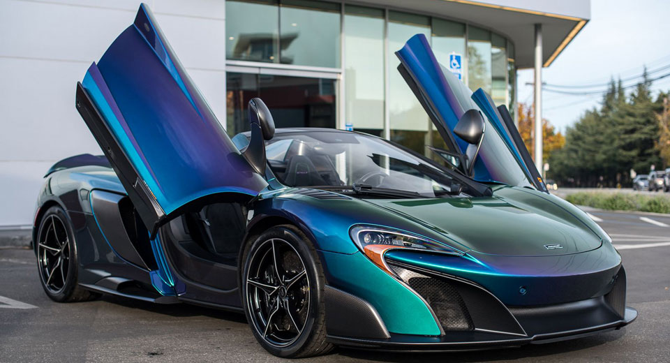 This Color Shifting McLaren 675LT Spider Will Blow Your Mind