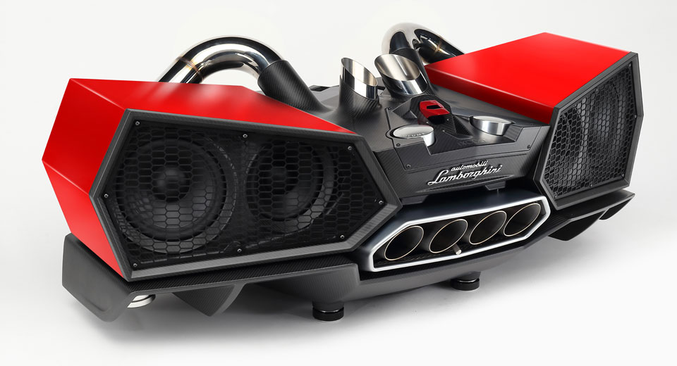  Lamborghini’s New Carbon Fiber Speaker Costs More Than Your Car