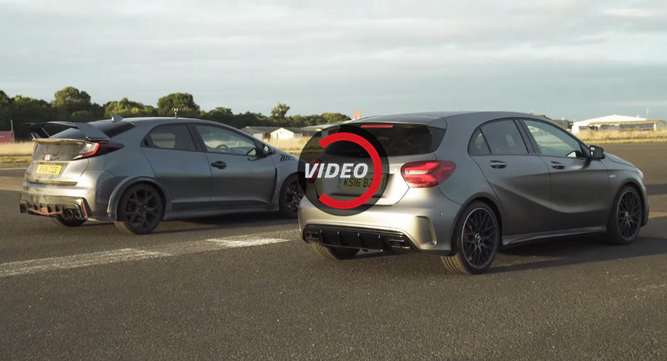  How Much Faster Is The Mercedes-AMG A45 From The Honda Civic Type-R?