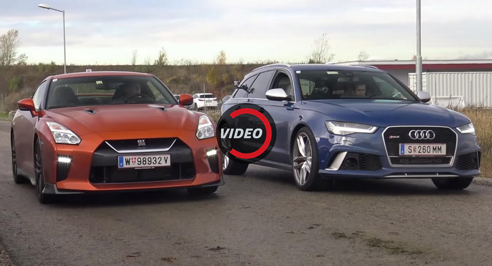 Audi RS6 Performance Tries To Beat 2017 Nissan GT-R Again And Again