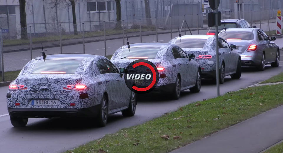 2018 Mercedes-Benz CLS/CLE Convoy Spotted In Germany
