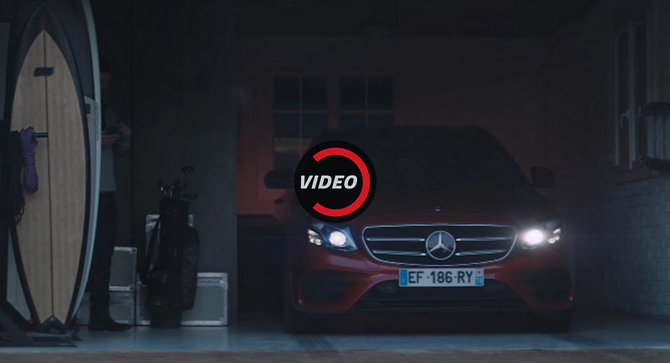  New Mercedes E-Class Estate Spot Has A Stranger Things Vibe
