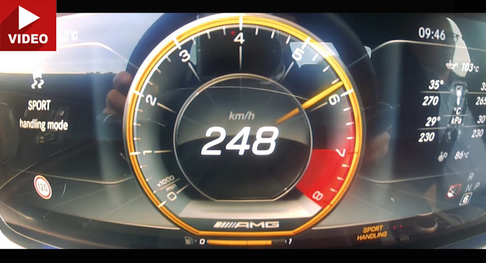 Watch The New Mercedes AMG E63 S Sprint To 250km/h Like It’s Nothing
