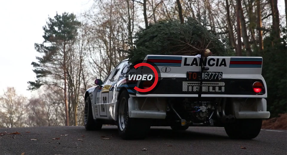Hooning In A Lancia 037 Is The Ultimate Festive Celebration