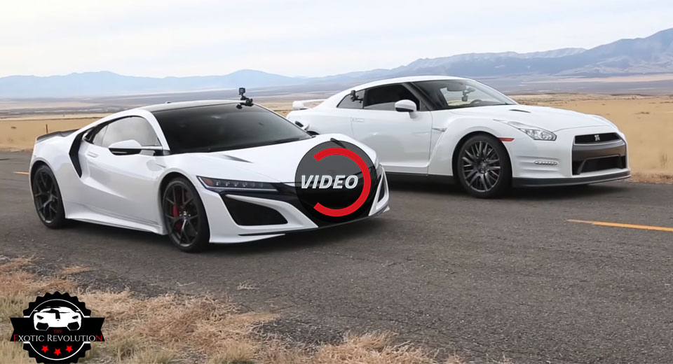 What S Quicker The New Acura Nsx Or Nissan Gt R Carscoops