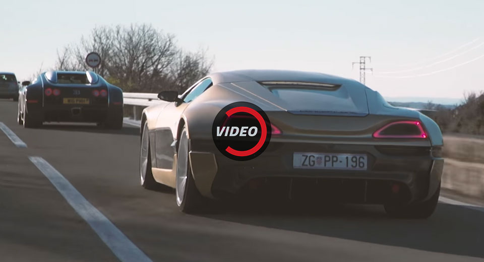  Bugatti Veyron And Rimac Concept_One Hit The Croatian Coastline