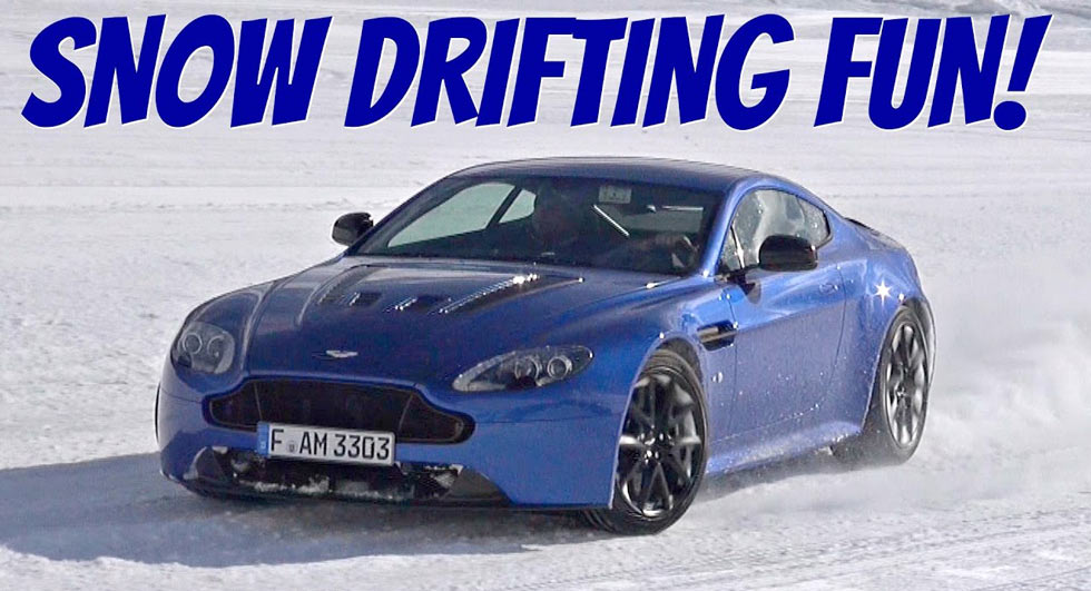 Aston Martin V12 Vantage S Channels Inner ‘Bond Car’ In The Snow