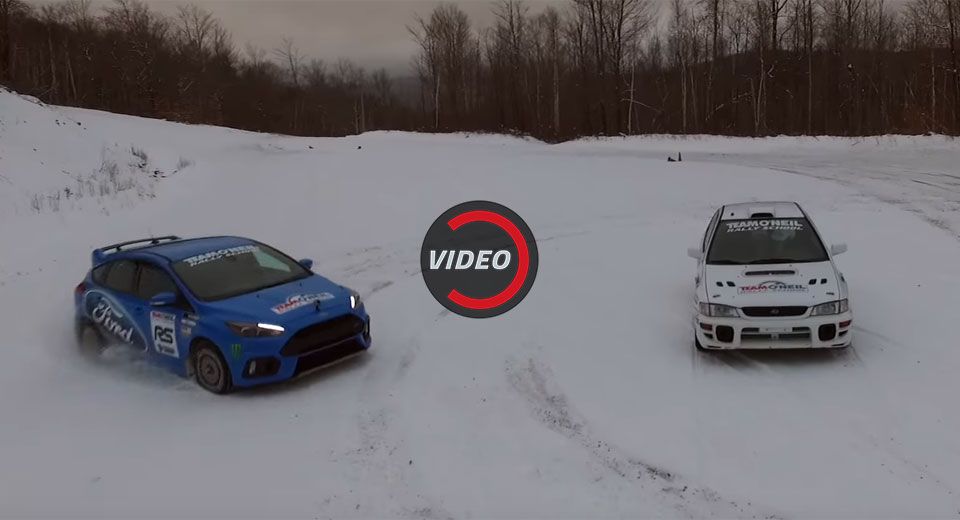  Watch A Ford Focus RS Keep Up With A Subaru WRX Rally Car On Snow