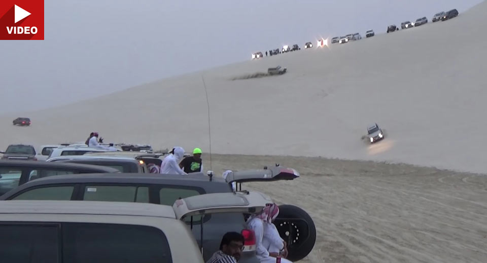  Qatari Dune-Bashing Video Shows Impressive Off-Road Antics
