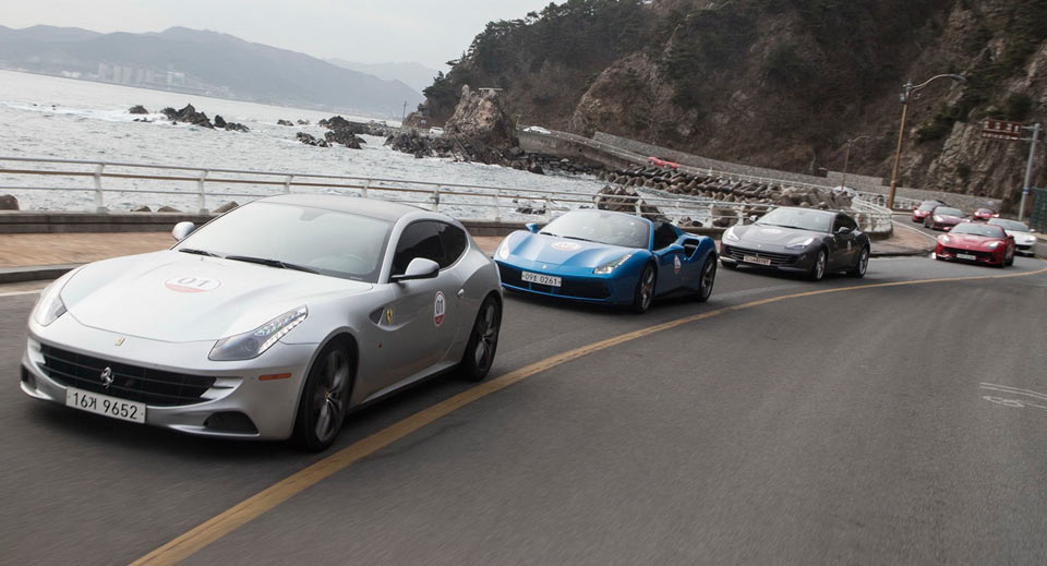  Ferrari’s Korea Winter Tour 2016 Makes For An Impressive Cavalcade