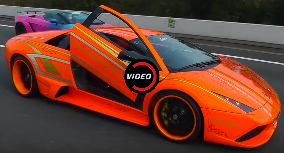 Witness The Spectacle Of $10M In Custom Lambos Gathered In Tokyo