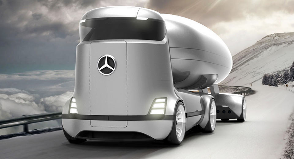  Mercedes-Benz E-Truck Is A Design Study From The Future