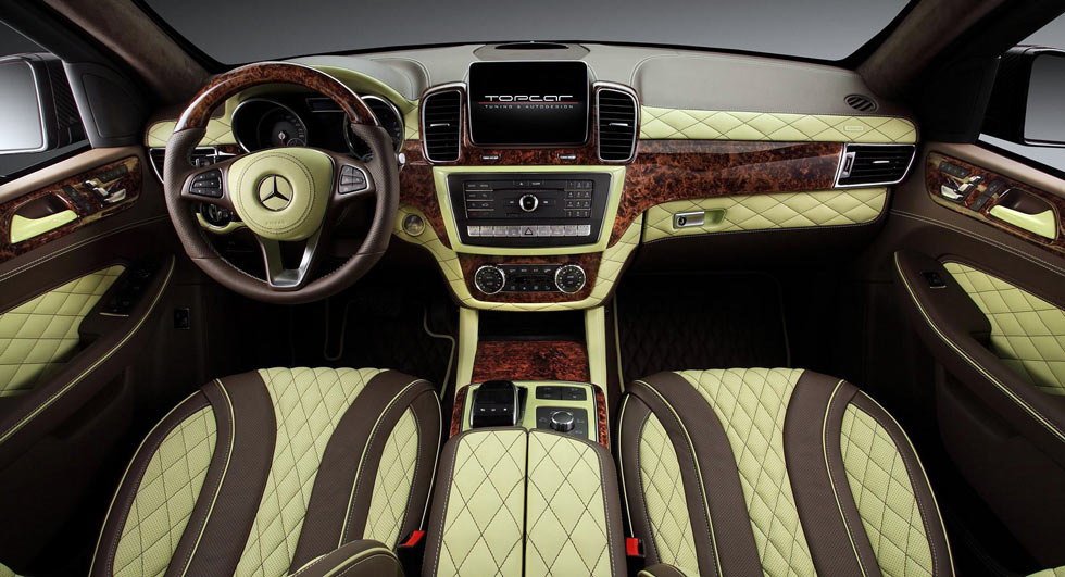  How Does A Lime Green & Brown Interior Combo Sound To You? Meet TopCar’s Mercedes GLE Guard Inferno